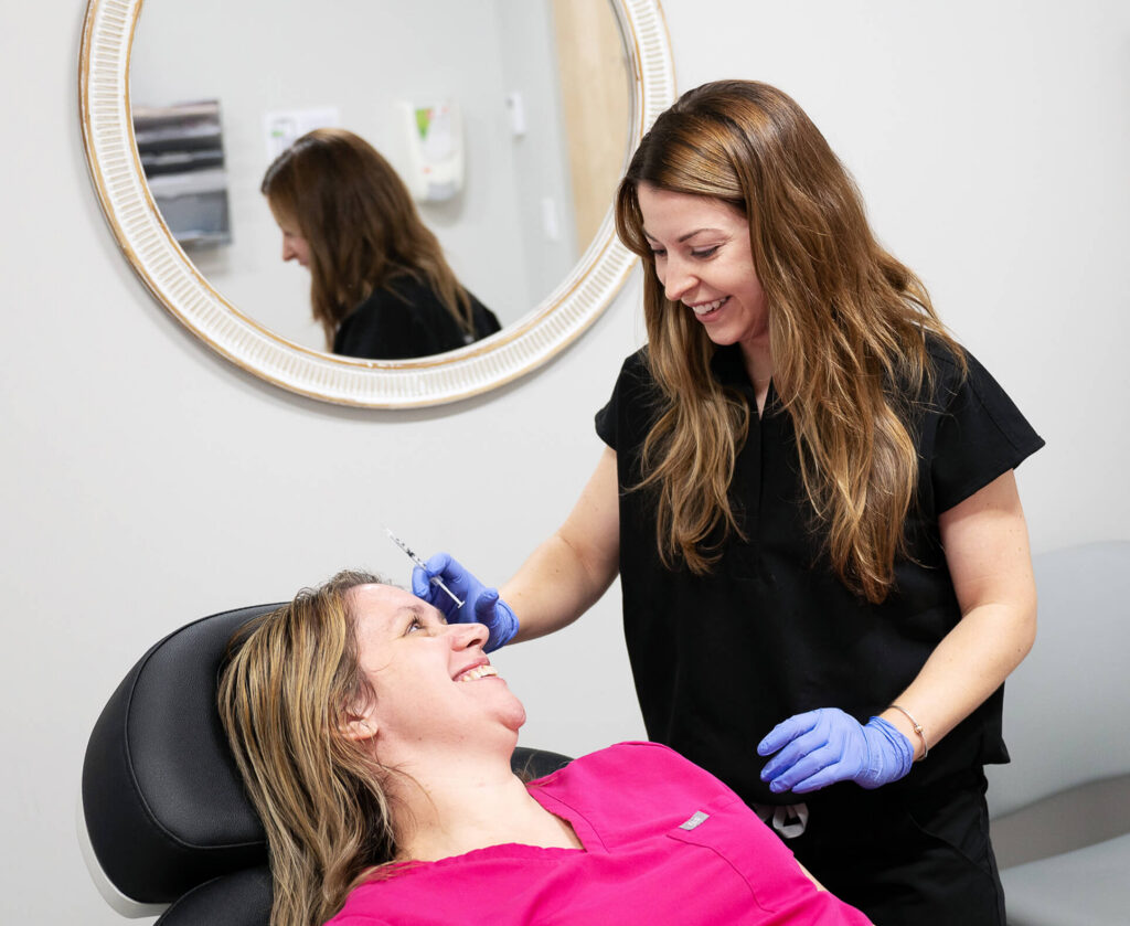 Brooke Comire with Botox® cosmetic patient