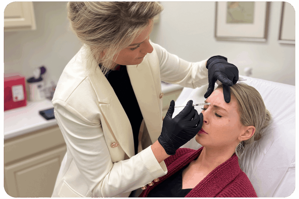 Nurse injecting Botox® into patient