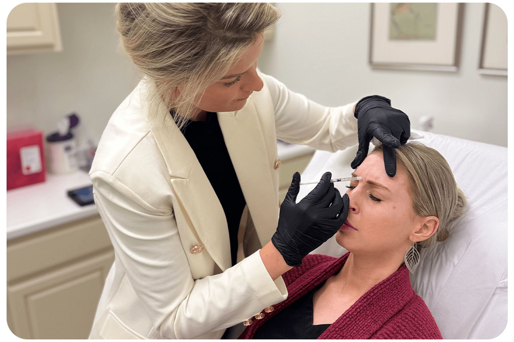 Nurse injecting Botox® into patient