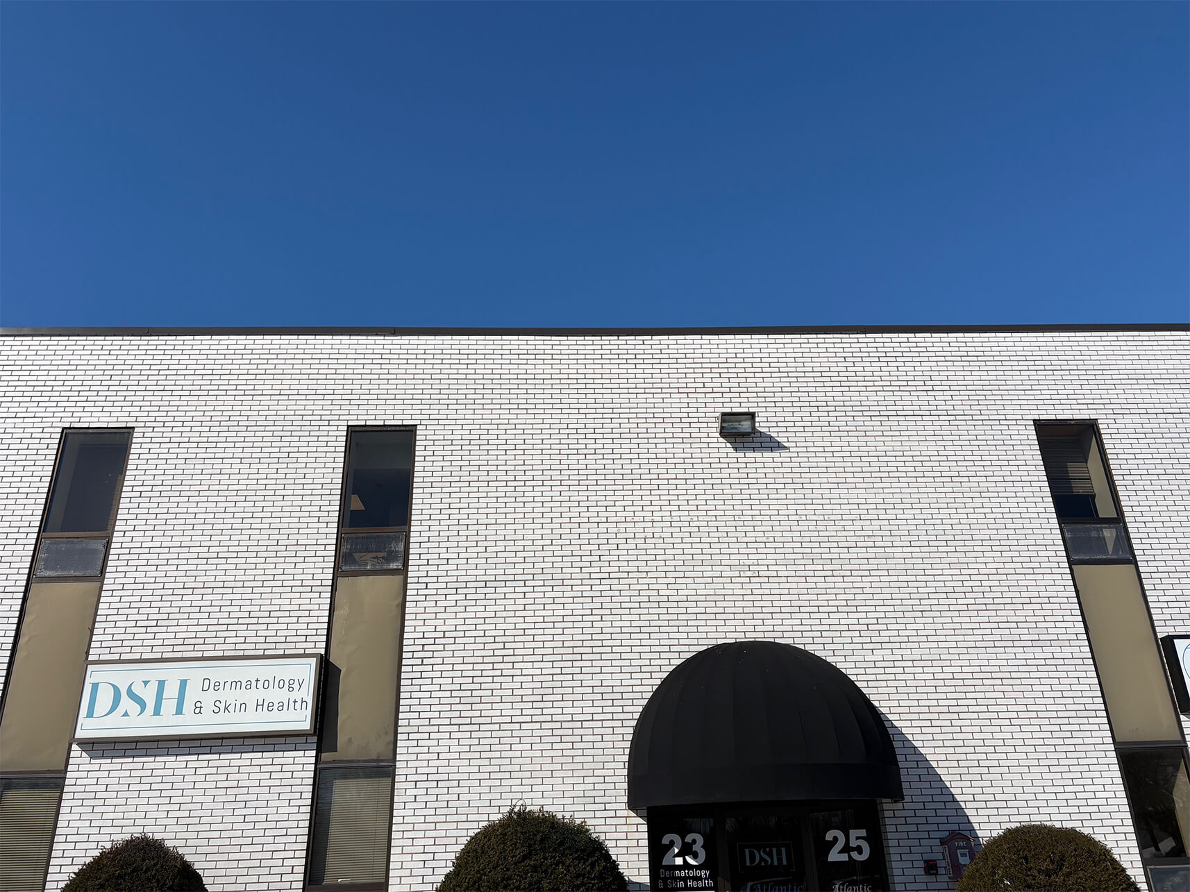 Exterior signage for peabody