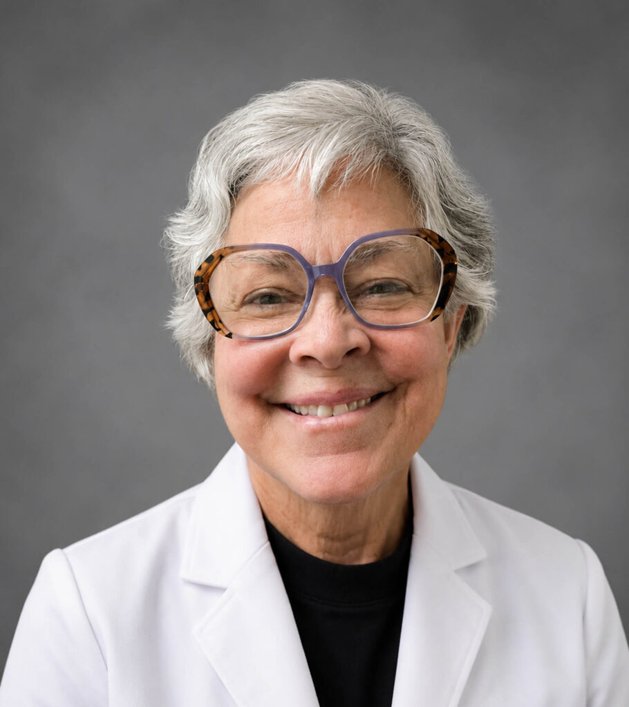 Older woman with glasses